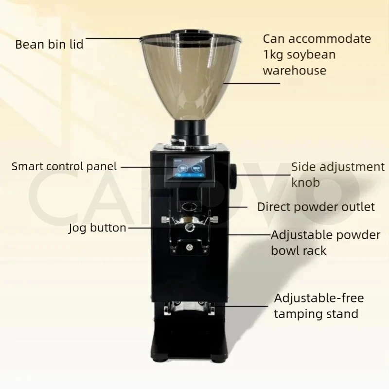 CAFOVO K64Y Commercial 2-in-1  - Coffee Grinder Burr Flat 评论和价格