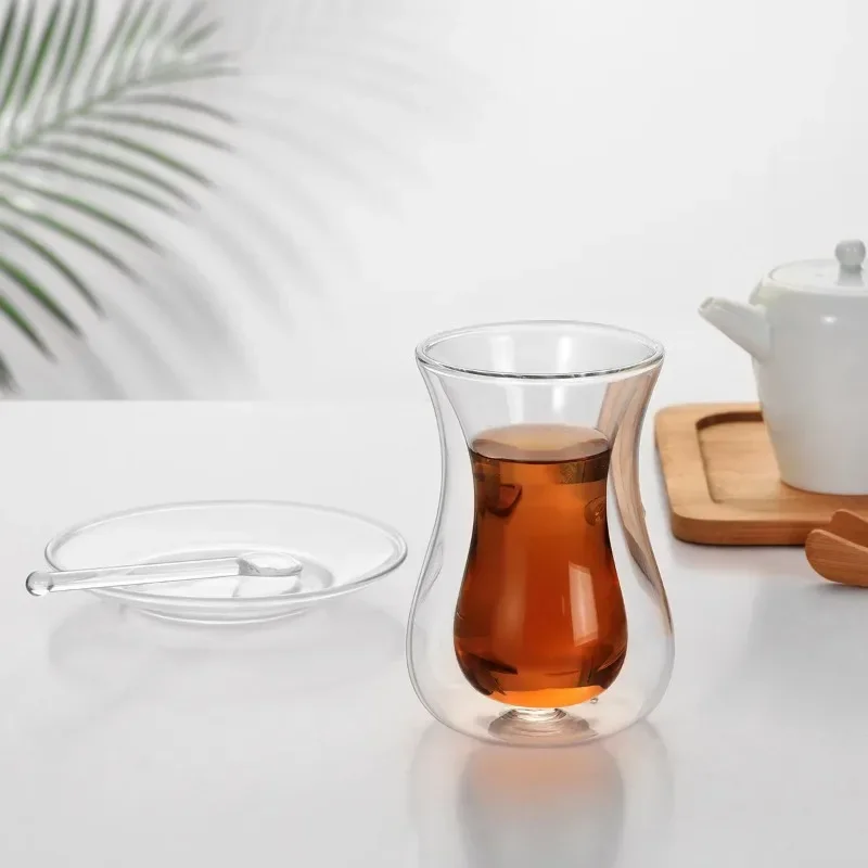 Beauty Black Tea Cup Saucer Te - Espresso Shot Glass 评论和价格