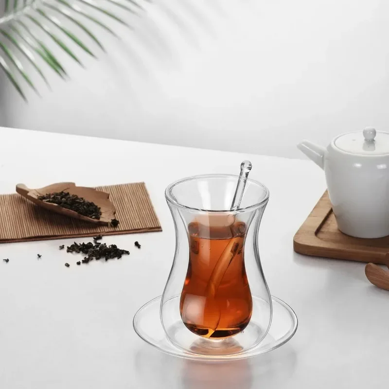 Beauty Black Tea Cup Saucer Te - Espresso Shot Glass 评论和价格