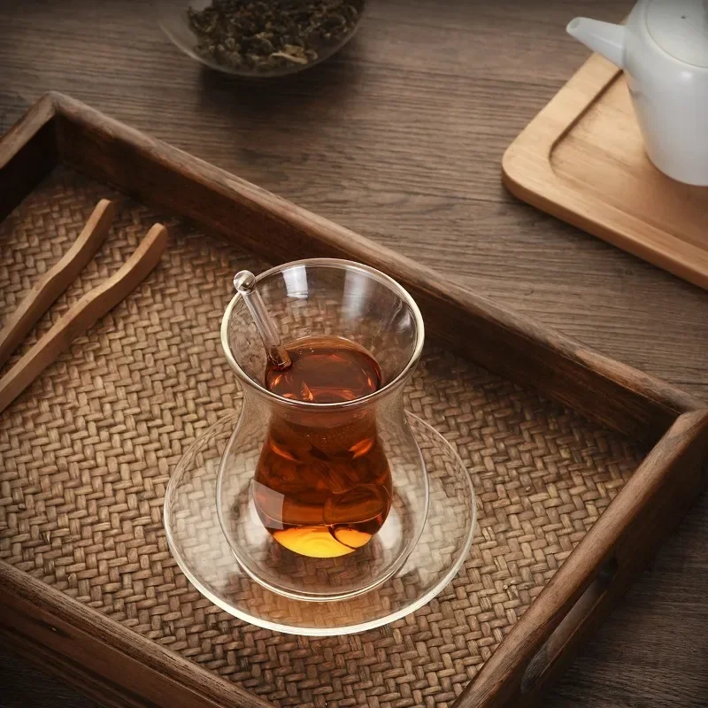 Beauty Black Tea Cup Saucer Te - Espresso Shot Glass 评论和价格