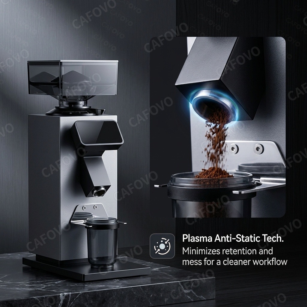 CAFOVO G964F Time-Based Dosing - Coffee Grinder Burr Flat 评论和价格