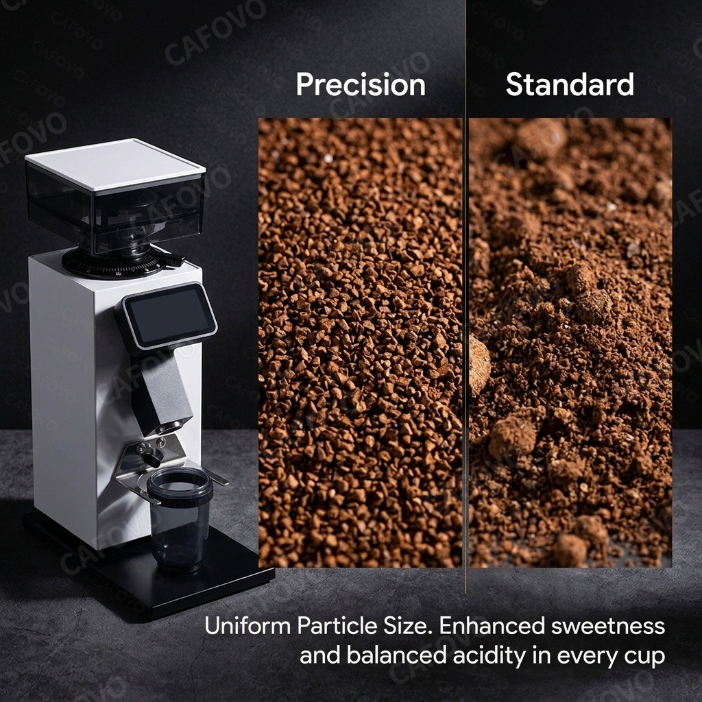 CAFOVO G964F Time-Based Dosing - Coffee Grinder Burr Flat 评论和价格